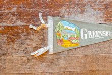 Load image into Gallery viewer, Greensburg Kansas Grey Felt Pennant Vintage Wall Hanging Decor
