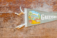 Load image into Gallery viewer, Greensburg Kansas Grey Felt Pennant Vintage Wall Hanging Decor
