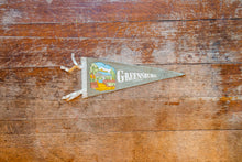 Load image into Gallery viewer, Greensburg Kansas Grey Felt Pennant Vintage Wall Hanging Decor
