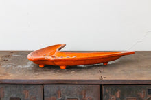 Load image into Gallery viewer, Orange Royal Haegar Mid-Century Ashtray Vintage MCM Ceramic Pottery - Eagle&#39;s Eye Finds
