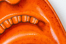 Load image into Gallery viewer, Orange Royal Haegar Mid-Century Ashtray Vintage MCM Ceramic Pottery - Eagle&#39;s Eye Finds
