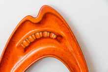 Load image into Gallery viewer, Orange Royal Haegar Mid-Century Ashtray Vintage MCM Ceramic Pottery - Eagle&#39;s Eye Finds
