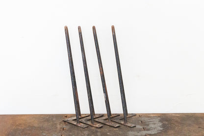 Small MCM Hairpin Table Legs Vintage Modern Industrial Salvage