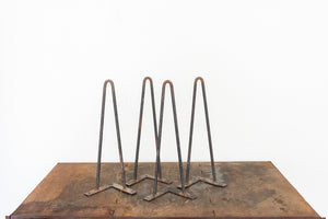 Small MCM Hairpin Table Legs Vintage Modern Industrial Salvage