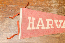 Load image into Gallery viewer, Harvard Felt Pennant Vintage Collegiate Wall Decor
