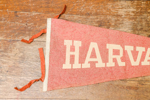 Harvard Felt Pennant Vintage Collegiate Wall Decor