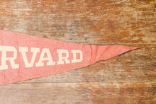 Load image into Gallery viewer, Harvard Felt Pennant Vintage Collegiate Wall Decor
