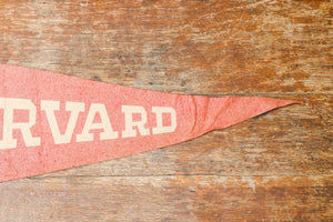 Harvard Felt Pennant Vintage Collegiate Wall Decor