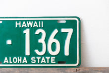 Load image into Gallery viewer, Hawaii 1961 License Plate Vintage Green Wall Hanging Decor L-1367 - Eagle&#39;s Eye Finds
