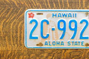 Hawaii 1976 Diamond Head License Plate Vintage Wall Decor 2C-9922