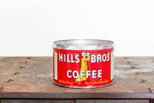 Load image into Gallery viewer, Hills Bros Coffee Tin Can Vintage Kitchen Storage Decor - Eagle&#39;s Eye Finds
