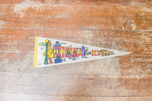 Load image into Gallery viewer, Sesame Street Holiday On Ice Felt Pennant Vintage Kids Winter Decor
