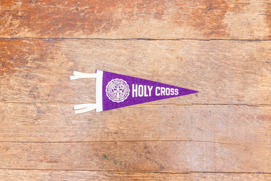 College of the Holy Cross Felt Pennant Vintage Mini University Wall Decor