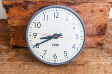 Load image into Gallery viewer, IBM School Clock Vintage Modern Industrial Wall Decor - Eagle&#39;s Eye Finds
