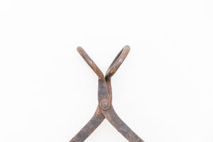 Rustic Ice Tongs Vintage Cast Iron Wall Decor