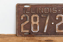 Load image into Gallery viewer, Illinois 1935 Rusty License Plate Vintage Brown Wall Hanging Decor 287-228 - Eagle&#39;s Eye Finds
