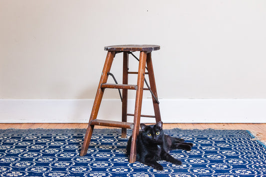 CrackerJac Industrial Step Stool Vintage Wooden Furniture