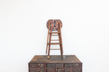 Load image into Gallery viewer, CrackerJac Industrial Step Stool Vintage Wooden Furniture
