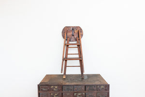 CrackerJac Industrial Step Stool Vintage Wooden Furniture