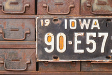 Load image into Gallery viewer, Iowa 1956 License Plate Vintage Black and White Wall Hanging Decor - Eagle&#39;s Eye Finds
