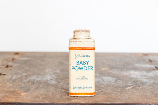 Johnson's Baby Powder Tin Vintage Bathroom Decor Advertising Tin - Eagle's Eye Finds