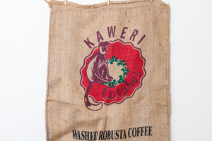 Kaweri Coffee Bean Sack Ugandan Burlap Bag - Eagle's Eye Finds