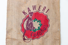 Load image into Gallery viewer, Kaweri Coffee Bean Sack Ugandan Burlap Bag - Eagle&#39;s Eye Finds
