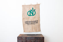 Load image into Gallery viewer, Kaweri Coffee Bean Sack Ugandan Burlap Bag - Eagle&#39;s Eye Finds
