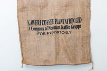 Load image into Gallery viewer, Kaweri Coffee Bean Sack Ugandan Burlap Bag - Eagle&#39;s Eye Finds
