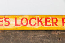 Load image into Gallery viewer, Ladies Locker Room Sign Vintage Wooden Mid-Century Signage - Eagle&#39;s Eye Finds
