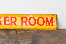 Load image into Gallery viewer, Ladies Locker Room Sign Vintage Wooden Mid-Century Signage - Eagle&#39;s Eye Finds
