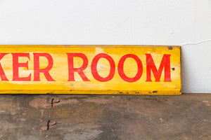 Ladies Locker Room Sign Vintage Wooden Mid-Century Signage - Eagle's Eye Finds