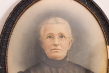 Load image into Gallery viewer, Old Victorian Woman Framed Lithograph Print Vintage Wall Deocr - Eagle&#39;s Eye Finds
