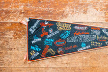 Load image into Gallery viewer, Las Vegas Nevada Felt Pennant Vintage Casino Wall Decor
