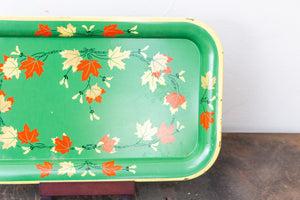 Fall Leaves MCM TV Trays Vintage Shelf or Serving Decor - Eagle's Eye Finds