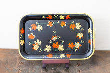 Load image into Gallery viewer, Fall Leaves MCM TV Trays Vintage Shelf or Serving Decor - Eagle&#39;s Eye Finds
