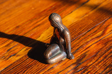 Load image into Gallery viewer, Copenhagen Mermaid Statue Vintage Figural Brass Shelf Decor
