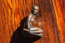 Load image into Gallery viewer, Copenhagen Mermaid Statue Vintage Figural Brass Shelf Decor
