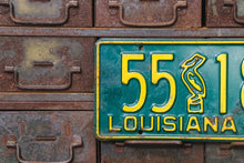 Load image into Gallery viewer, Louisiana 1951 License Plate Vintage Pelican Sportsmen&#39;s Paradise 55-189 - Eagle&#39;s Eye Finds
