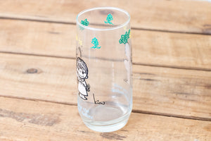 Love Is...Comic Strip Glass Cup Vintage Baby Themed 1970 Retro Glassware - Eagle's Eye Finds