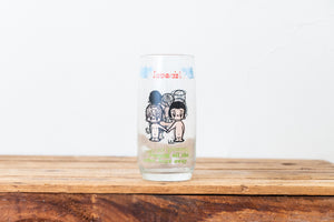Love Is...Comic Strip Glass Cup Vintage Dating Themed 1970 Retro Glassware - Eagle's Eye Finds