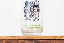 Load image into Gallery viewer, Love Is...Comic Strip Glass Cup Vintage Dating Themed 1970 Retro Glassware - Eagle&#39;s Eye Finds
