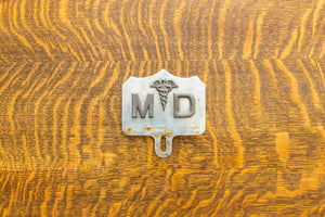 Medical Doctor License Plate Topper Vintage Wall Decor