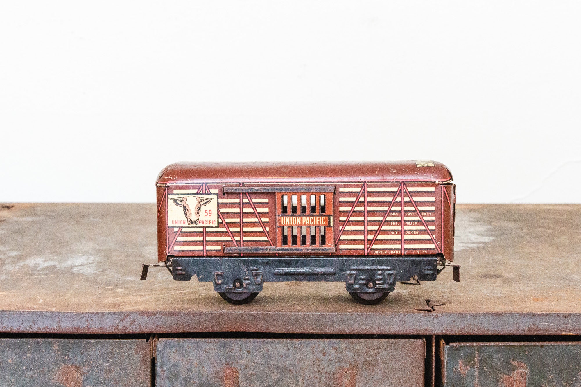Marx No. 3987 Marlines Vintage Tin Mechanical Toy Train Set