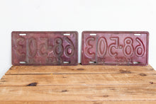 Load image into Gallery viewer, Massachusetts 1938 License Plate Pair Vintage YOM Original Paint Car Decor 68-503 - Eagle&#39;s Eye Finds
