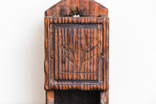 Load image into Gallery viewer, Retro Match Holder Vintage Boho Style Wooden Wall or Shelf Decor - Eagle&#39;s Eye Finds
