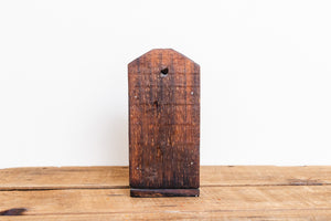 Retro Match Holder Vintage Boho Style Wooden Wall or Shelf Decor - Eagle's Eye Finds