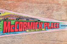 Load image into Gallery viewer, McCormick Place Felt Pennant Vintage Chicago Illinois Wall Hanging Decor
