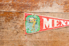 Load image into Gallery viewer, Mexico Felt Pennant Vintage Red Wall Hanging Decor
