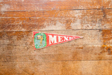 Load image into Gallery viewer, Mexico Felt Pennant Vintage Red Wall Hanging Decor
